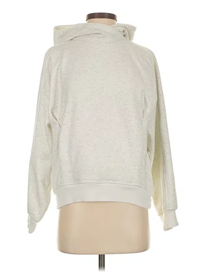 Pre-owned Athleta Sweatshirt In Silver