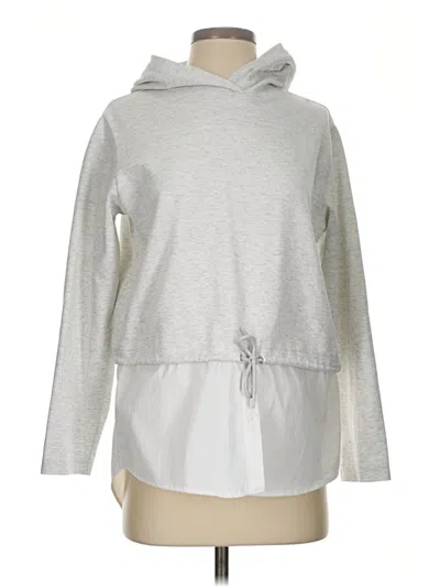 Pre-owned Athleta Sweatshirt In Silver