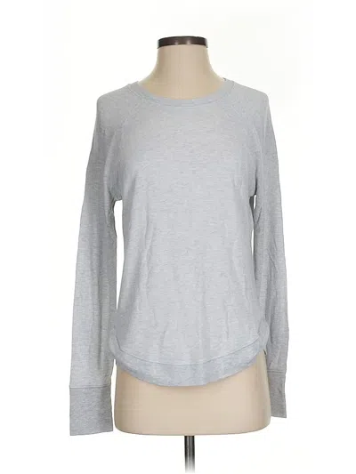 Pre-owned Athleta Sweatshirt In Silver