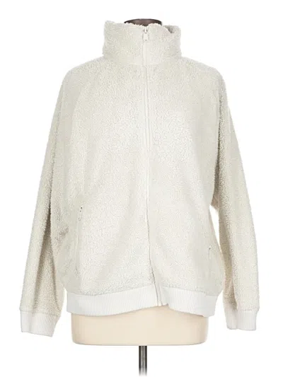 Pre-owned Athleta Sweatshirt In Silver