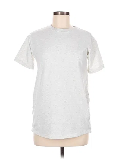 Pre-owned Athleta Sweatshirt In Silver