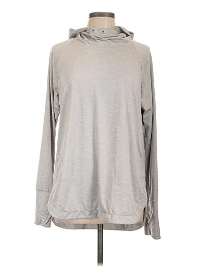 Pre-owned Athleta Sweatshirt In Silver