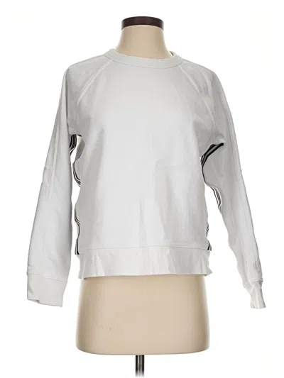 Pre-owned Athleta Sweatshirt In Silver