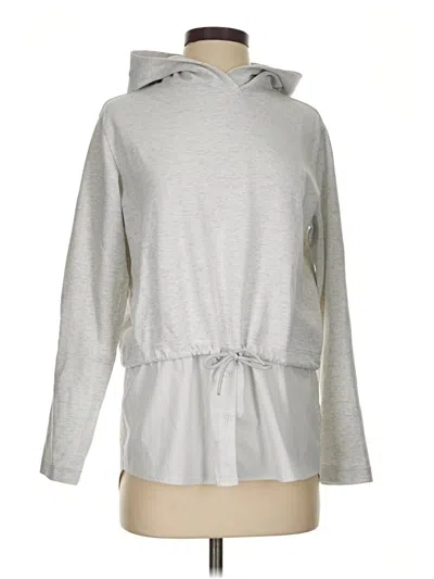 Pre-owned Athleta Sweatshirt In Silver