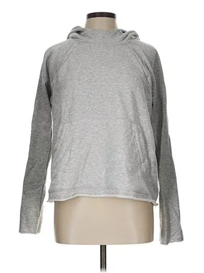 Pre-owned Athleta Sweatshirt In Silver