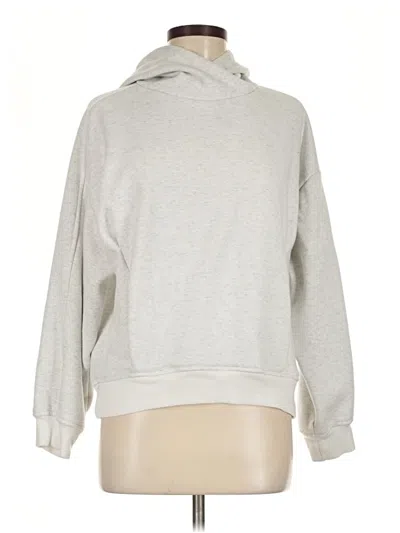 Pre-owned Athleta Sweatshirt In Silver
