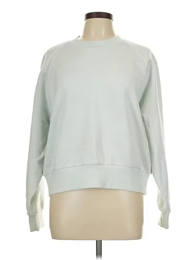 Pre-owned Athleta Sweatshirt In Silver