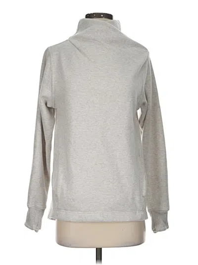 Pre-owned Athleta Sweatshirt In Silver