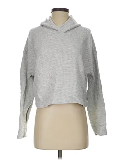 Pre-owned Athleta Sweatshirt In Silver