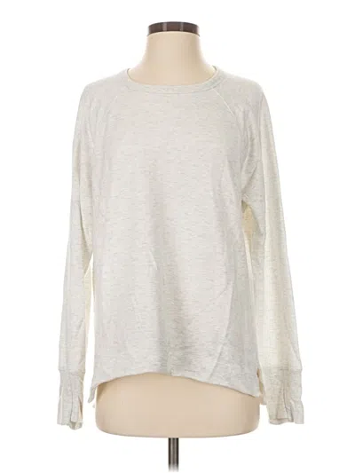 Pre-owned Athleta Sweatshirt In Silver