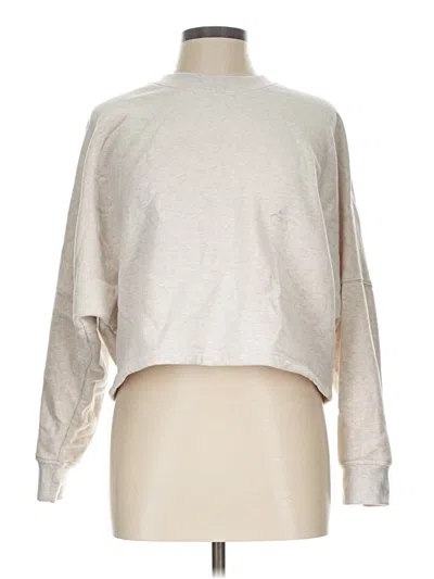 Pre-owned Athleta Sweatshirt In Silver