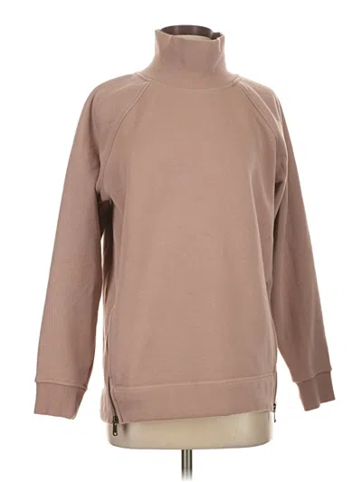 Pre-owned Athleta Sweatshirt In Tan
