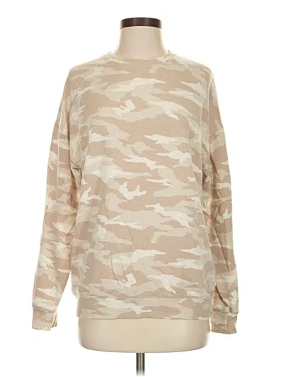 Pre-owned Athleta Sweatshirt In Tan