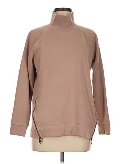Pre-owned Athleta Sweatshirt In Tan