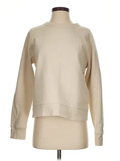 Pre-owned Athleta Sweatshirt In Tan