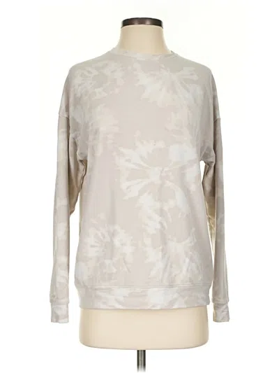 Pre-owned Athleta Sweatshirt In Tan