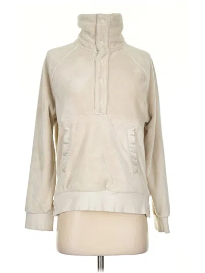 Pre-owned Athleta Sweatshirt In Tan