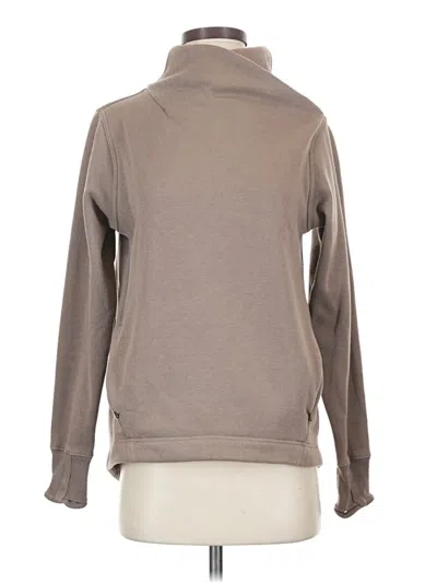 Pre-owned Athleta Sweatshirt In Tan