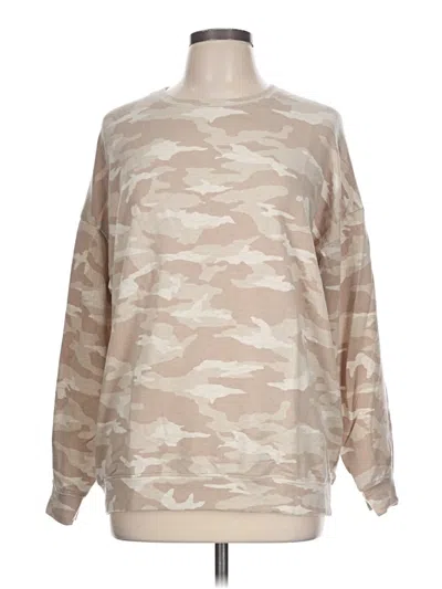 Pre-owned Athleta Sweatshirt In Tan
