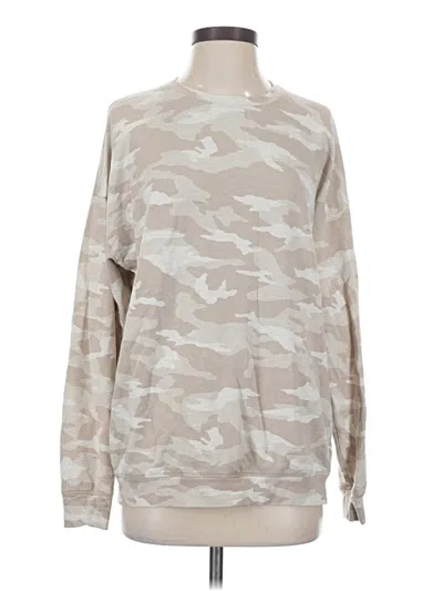 Pre-owned Athleta Sweatshirt In Tan