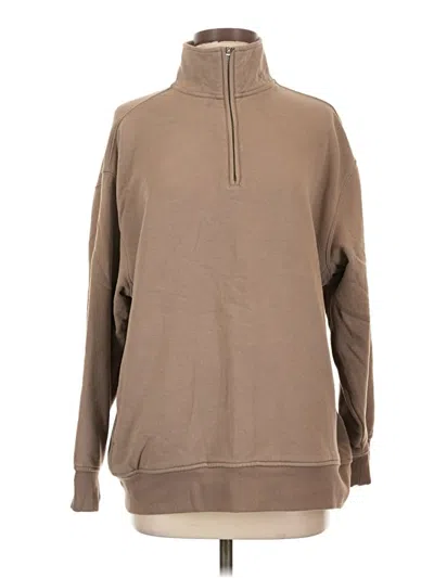 Pre-owned Athleta Sweatshirt In Tan