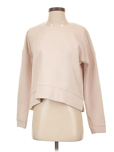 Pre-owned Athleta Sweatshirt In Tan