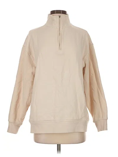 Pre-owned Athleta Sweatshirt In Tan