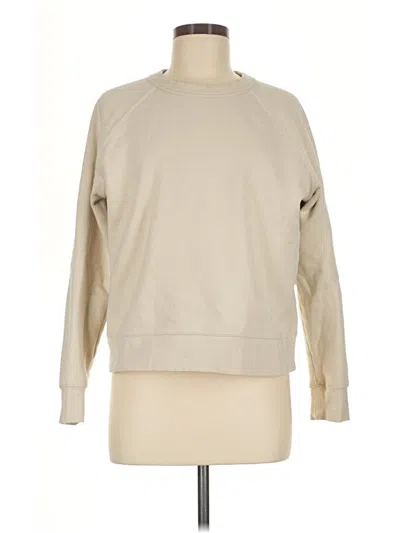 Pre-owned Athleta Sweatshirt In Tan
