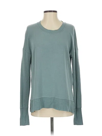 Pre-owned Athleta Sweatshirt In Teal