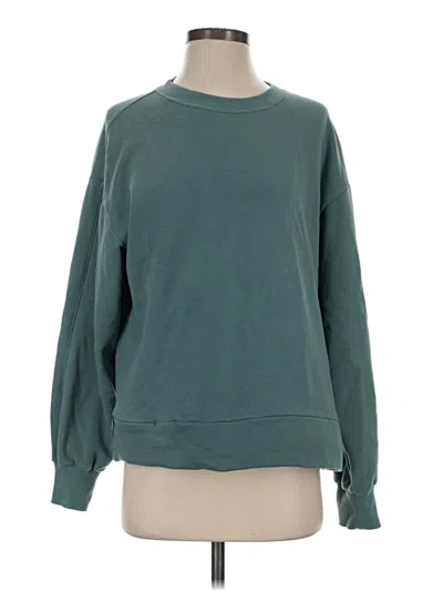 Pre-owned Athleta Sweatshirt In Teal