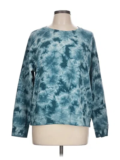 Pre-owned Athleta Sweatshirt In Teal