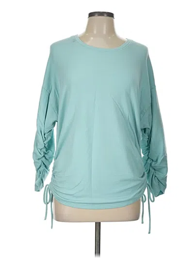 Pre-owned Athleta Sweatshirt In Teal