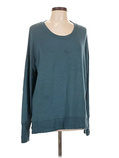 Pre-owned Athleta Sweatshirt In Teal