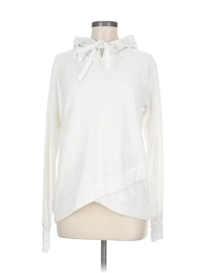 Pre-owned Athleta Sweatshirt In White