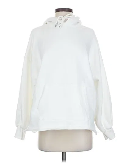 Pre-owned Athleta Sweatshirt In White