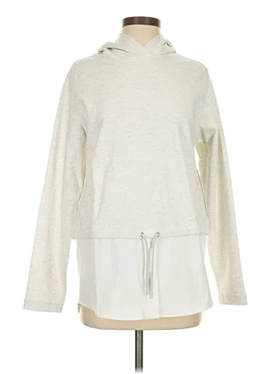 Pre-owned Athleta Sweatshirt In White