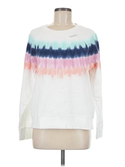 Pre-owned Athleta Sweatshirt In White