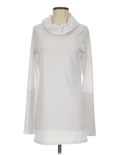 Pre-owned Athleta Sweatshirt In White