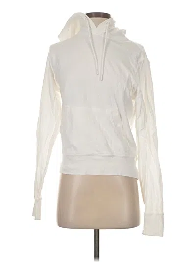Pre-owned Athleta Sweatshirt In White