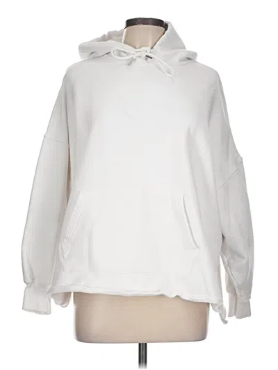 Pre-owned Athleta Sweatshirt In White