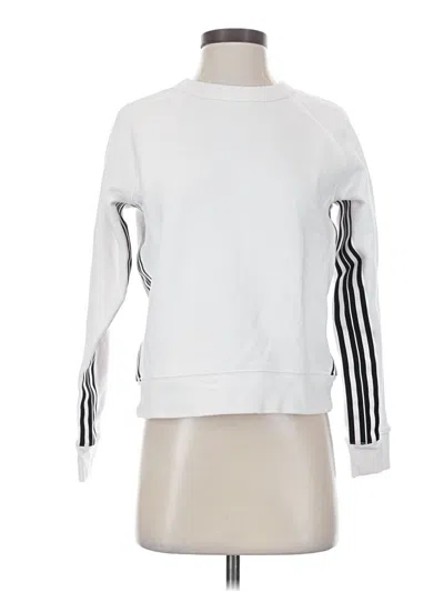 Pre-owned Athleta Sweatshirt In White