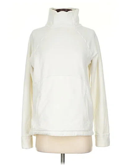 Pre-owned Athleta Sweatshirt In White