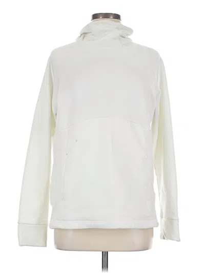 Pre-owned Athleta Sweatshirt In White