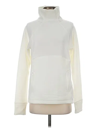 Pre-owned Athleta Sweatshirt In White