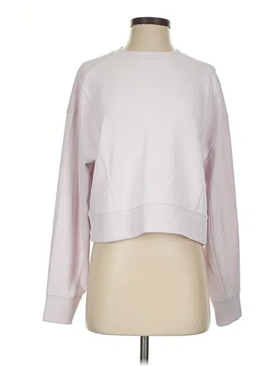 Pre-owned Athleta Sweatshirt In White