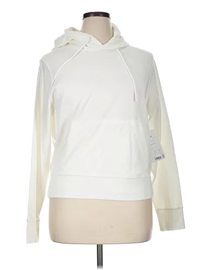 Pre-owned Athleta Sweatshirt In White