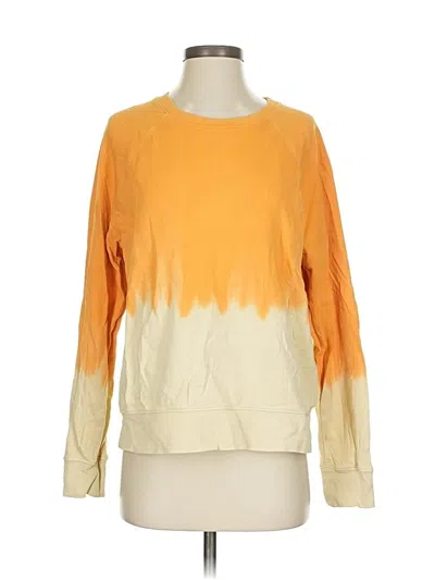 Pre-owned Athleta Sweatshirt In Yellow