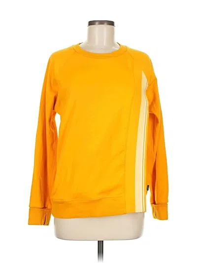 Pre-owned Athleta Sweatshirt In Yellow