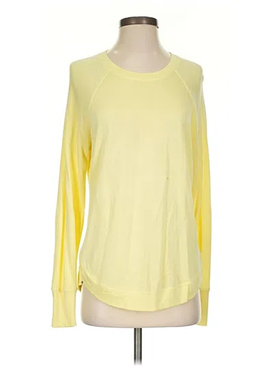 Pre-owned Athleta Sweatshirt In Yellow