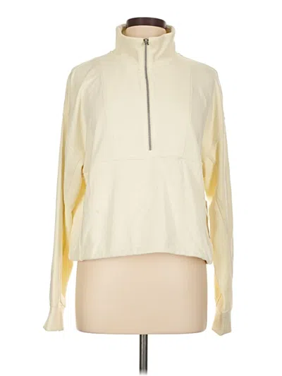 Pre-owned Athleta Sweatshirt In Yellow